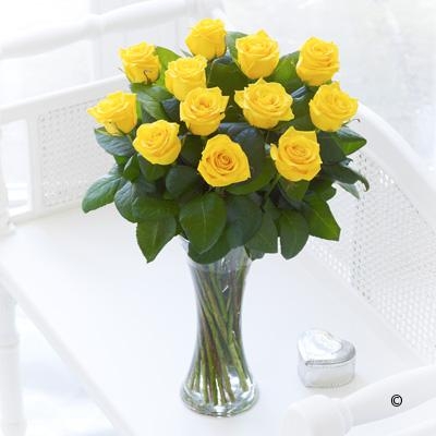 Yellow Elegant Vase *